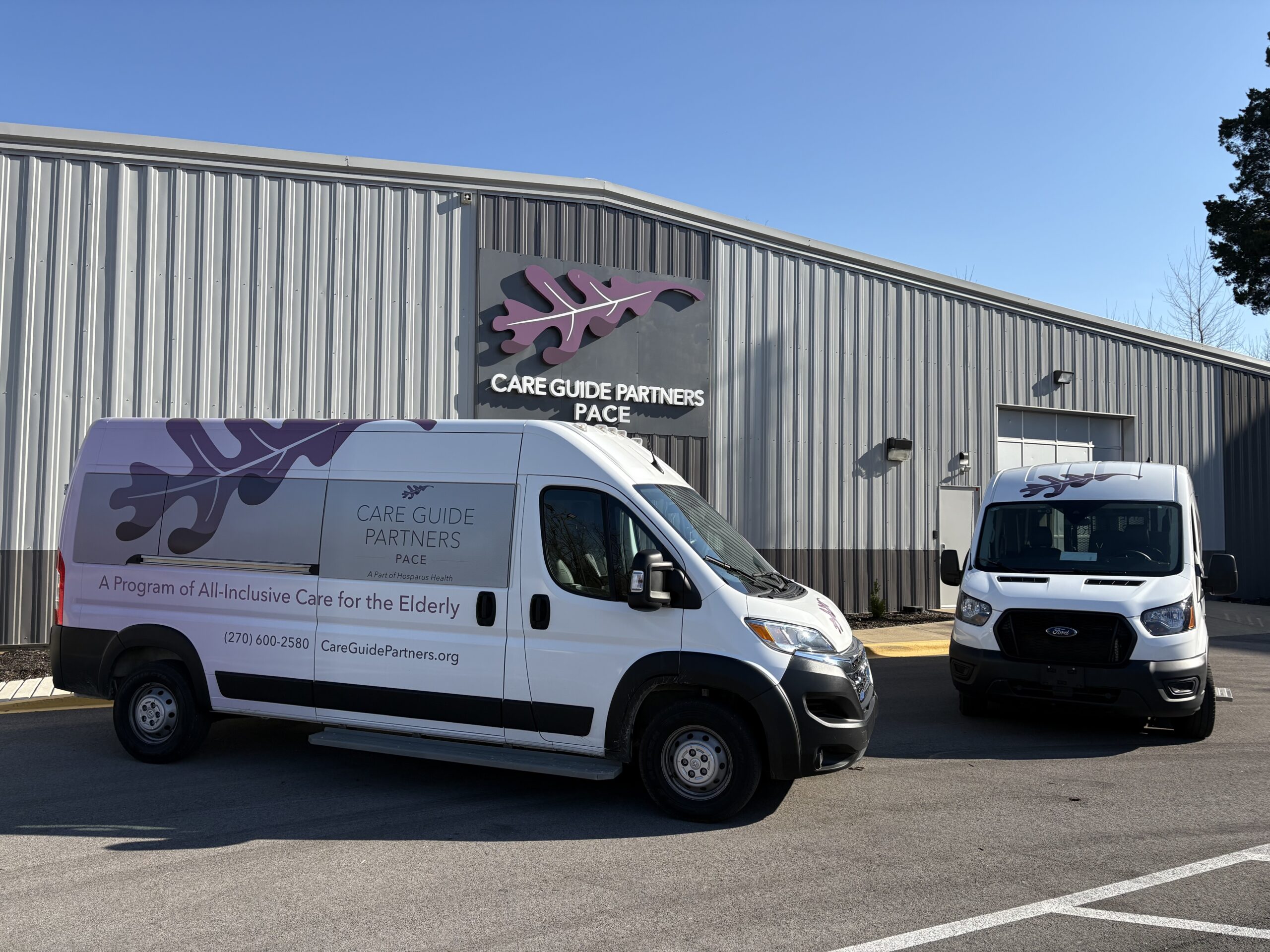 PACE transportation vans